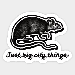 Big City Things Sticker